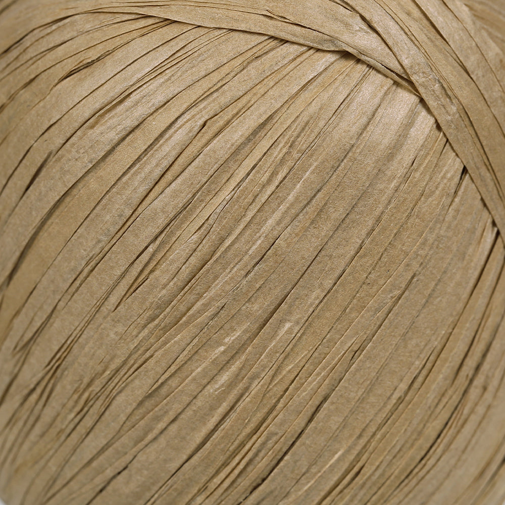 Iplix Natural Raffia Paper Yarn ,Beige - 39