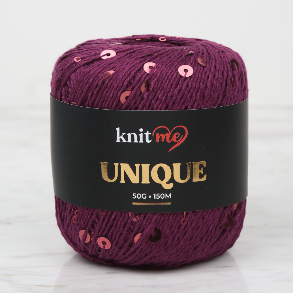 Knitme UNIQUE Hand Knitting Yarn, Purple - 21
