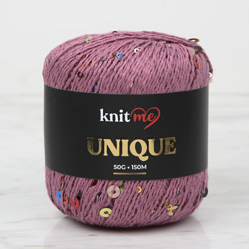 Knitme UNIQUE Hand Knitting Yarn, Dusty Rose - 23