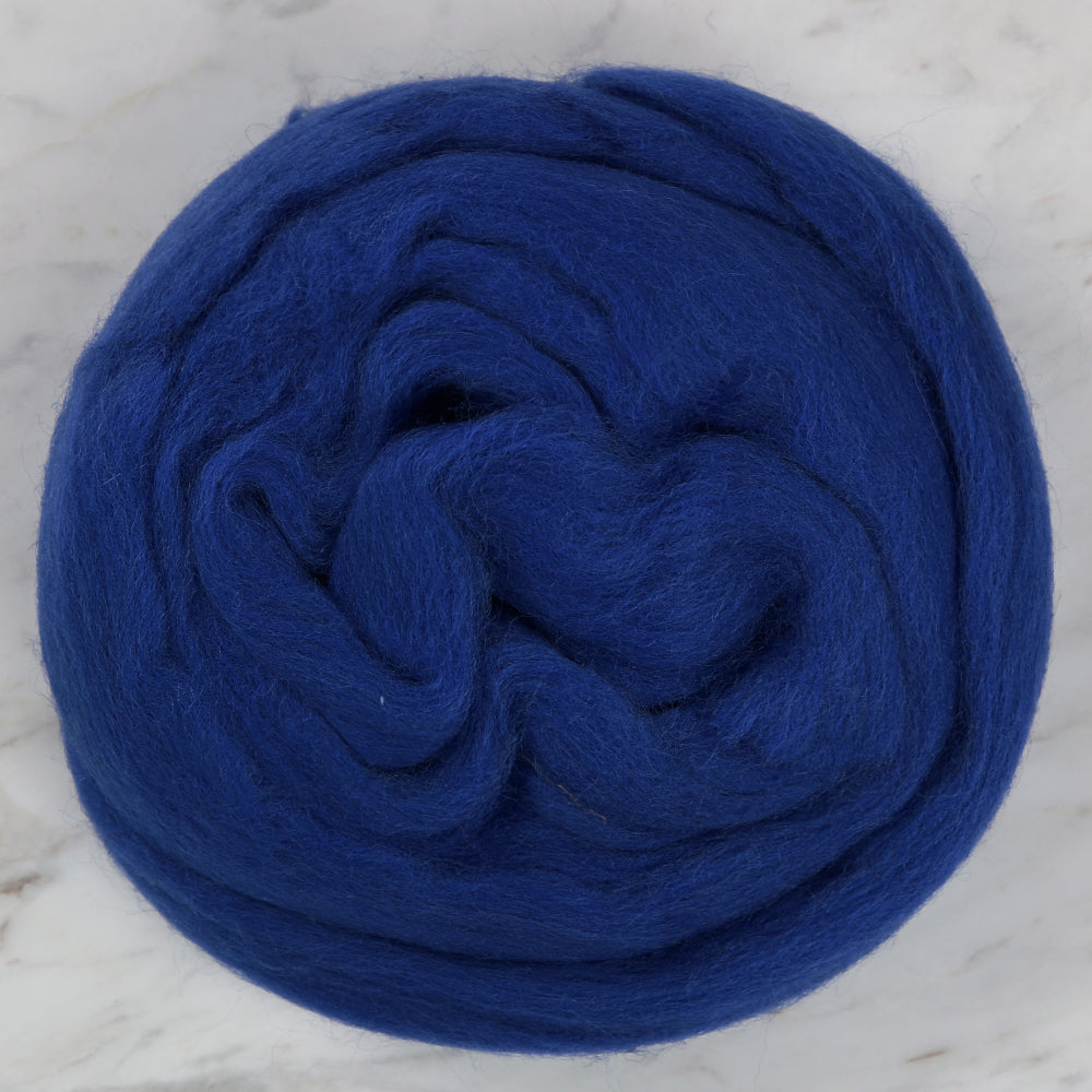 Kartopu Natural Wool Roving Felt,Blue - K530