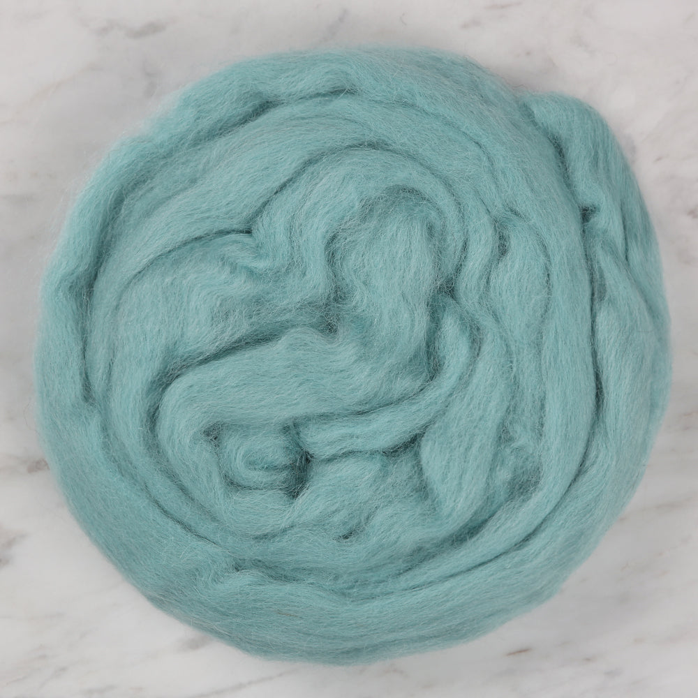 Kartopu Natural Wool Roving Felt,Green - K550
