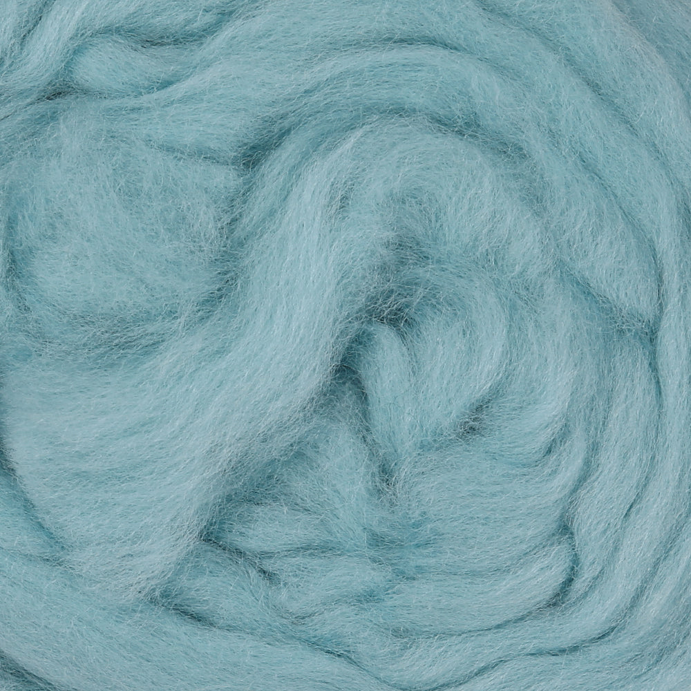 Kartopu Natural Wool Roving Felt,Blue - K435