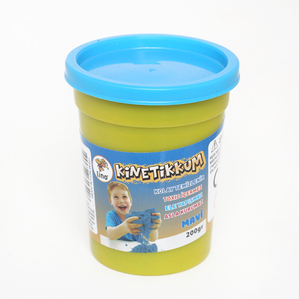 Lino 200 Gr Kinetic Sand, Blue - LN-200MIX