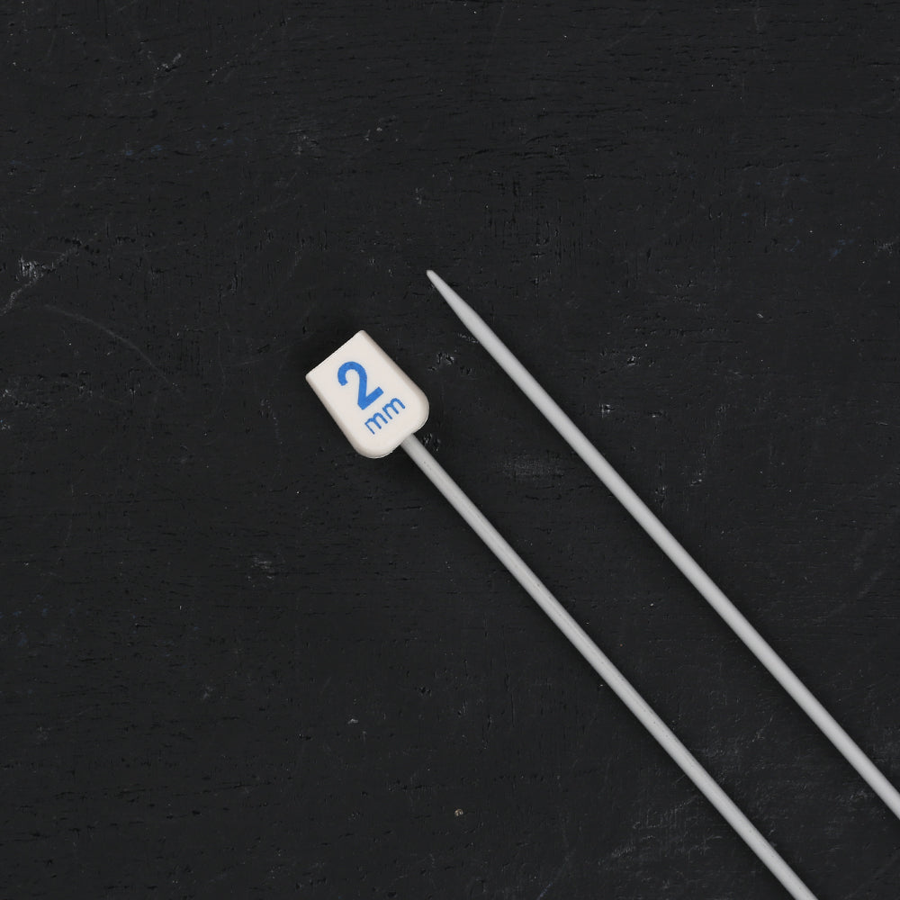 Pony 2 mm 35 cm Aluminium Knitting Needles - 33601