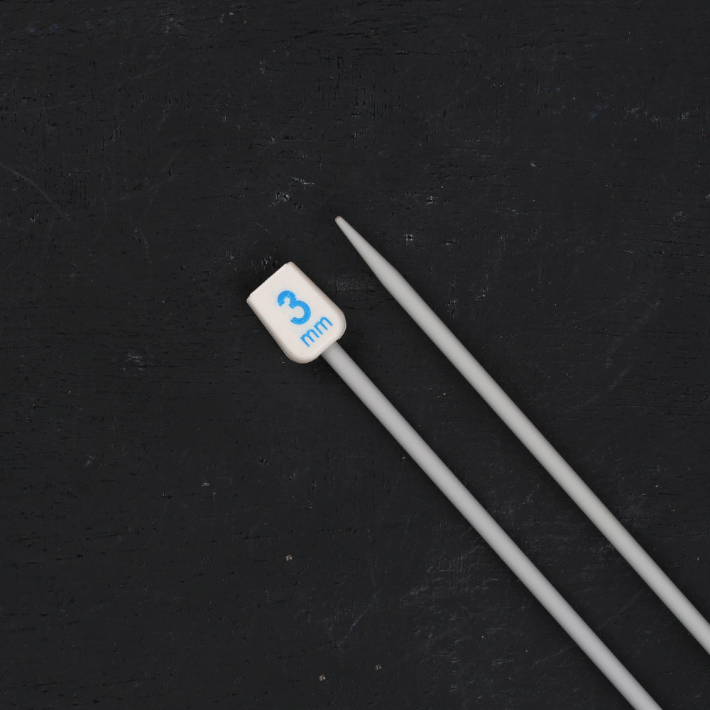 Pony 3 mm 35 cm Aluminium Knitting Needles - 33605