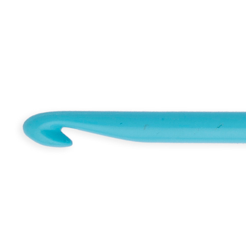 Pony Colour 5 mm 15 cm Plastic Crochet Hook, Blue - 44361