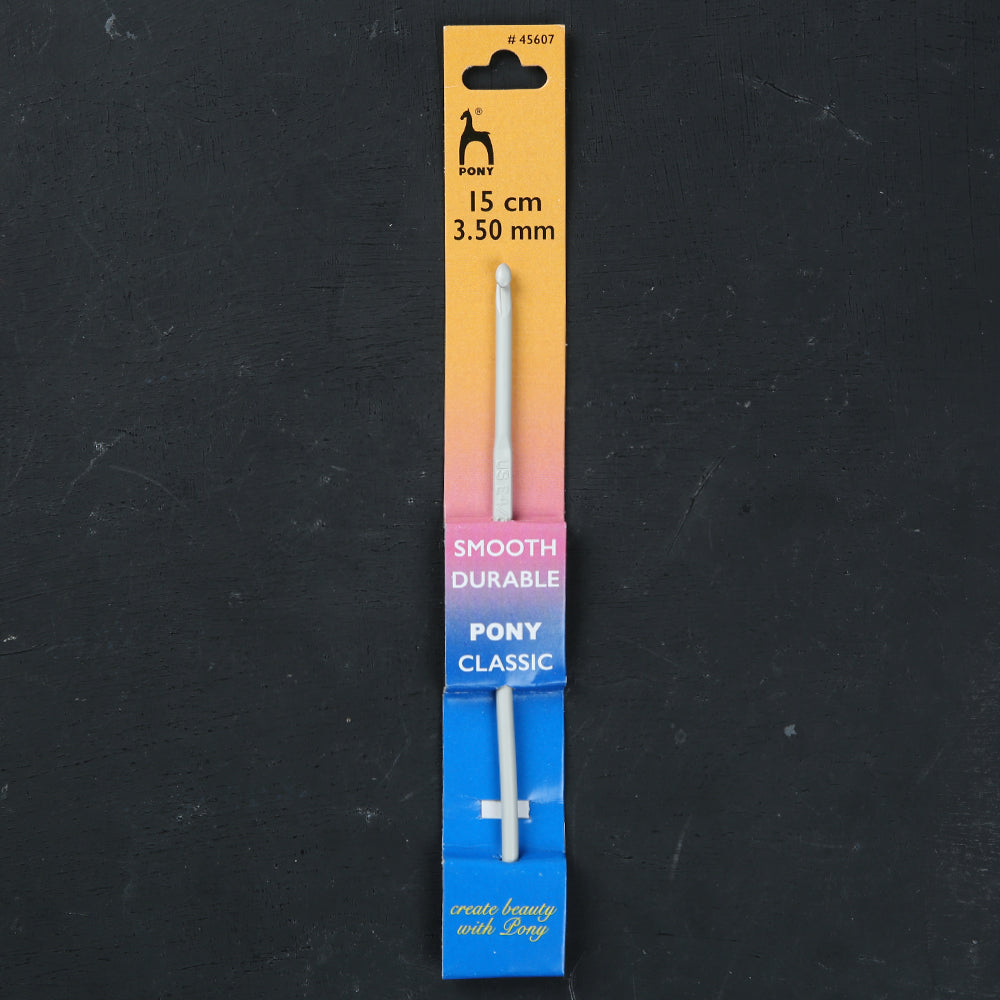 Pony 3.5 mm 15 cm Aluminium Crochet Hook - 45607