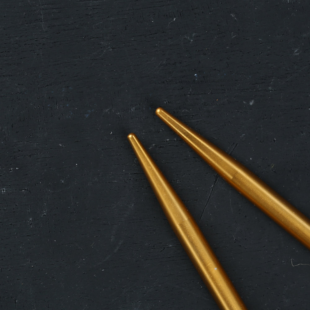 Pony Colour Smooth Durable 80 cm 7mm Circular Knitting Needle, Yellow - 48415