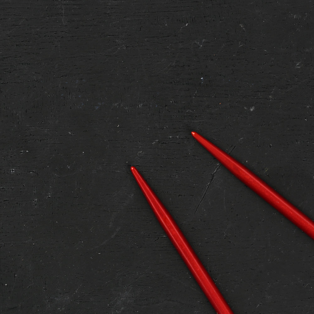 PONY COLOUR 4.5 MM 80 CM CIRCULAR NEEDLE, RED - 50810