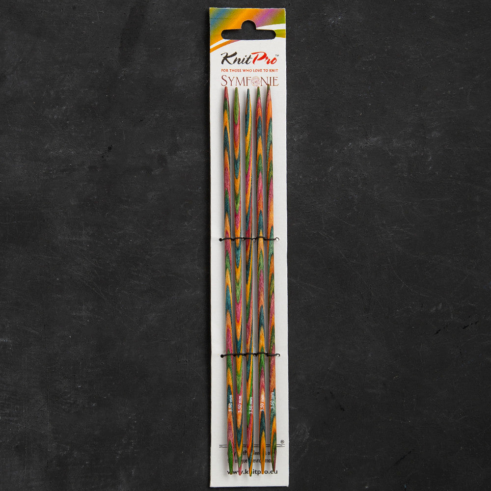 KnitPro Symfonie 3.5mm 20cm Double Pointed Needle Set of 5 - 20107