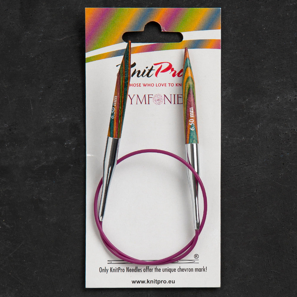 KnitPro Symfonie 6.5 Mm 40 Cm Wooden Circular Needles - 20314