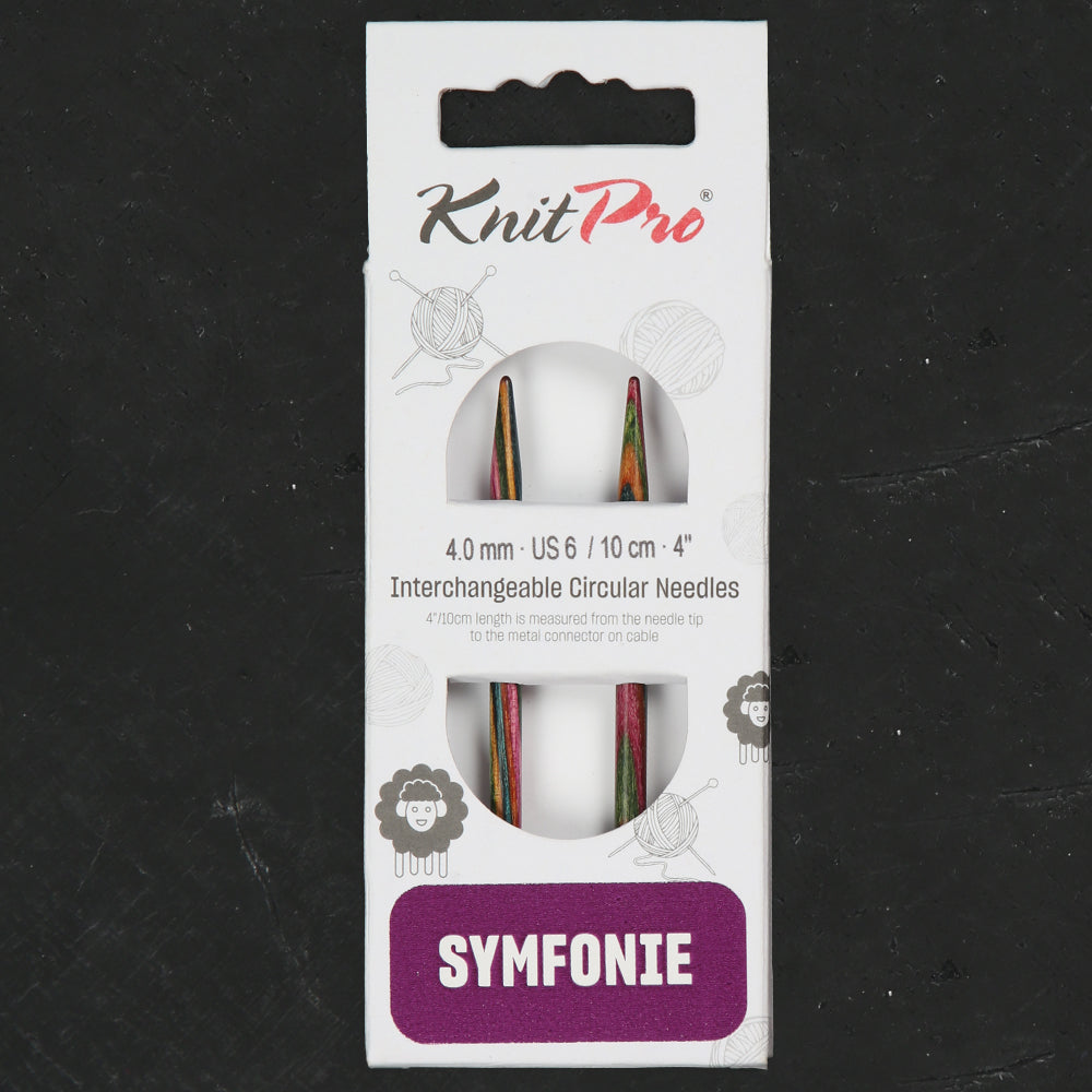 KnitPro Symfonie 4 Mm 8.5 Cm Interchangeable Circular Needles - 20424