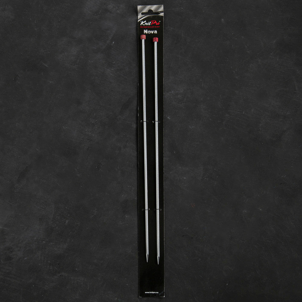KnitPro Nova Metal 4 mm 35 cm Single Pointed Needles - 10217