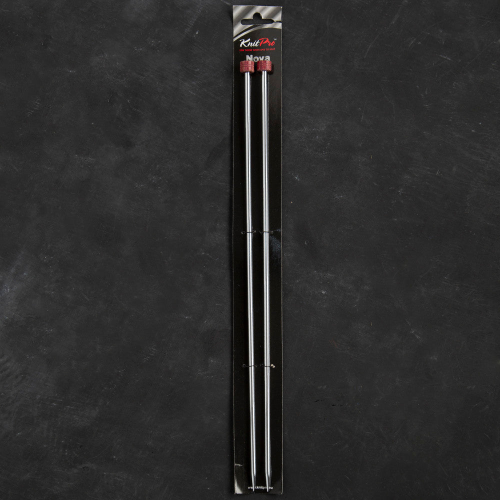 KnitPro Nova Metal 4.5 mm 35 cm Single Pointed Needles - 10218