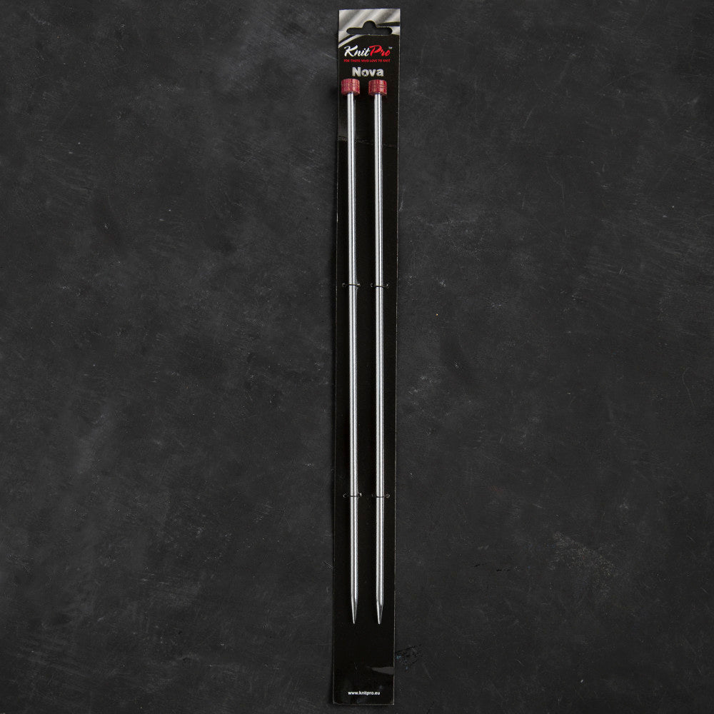 KnitPro Nova Metal 5 mm 35 cm Single Pointed Needles - 10219