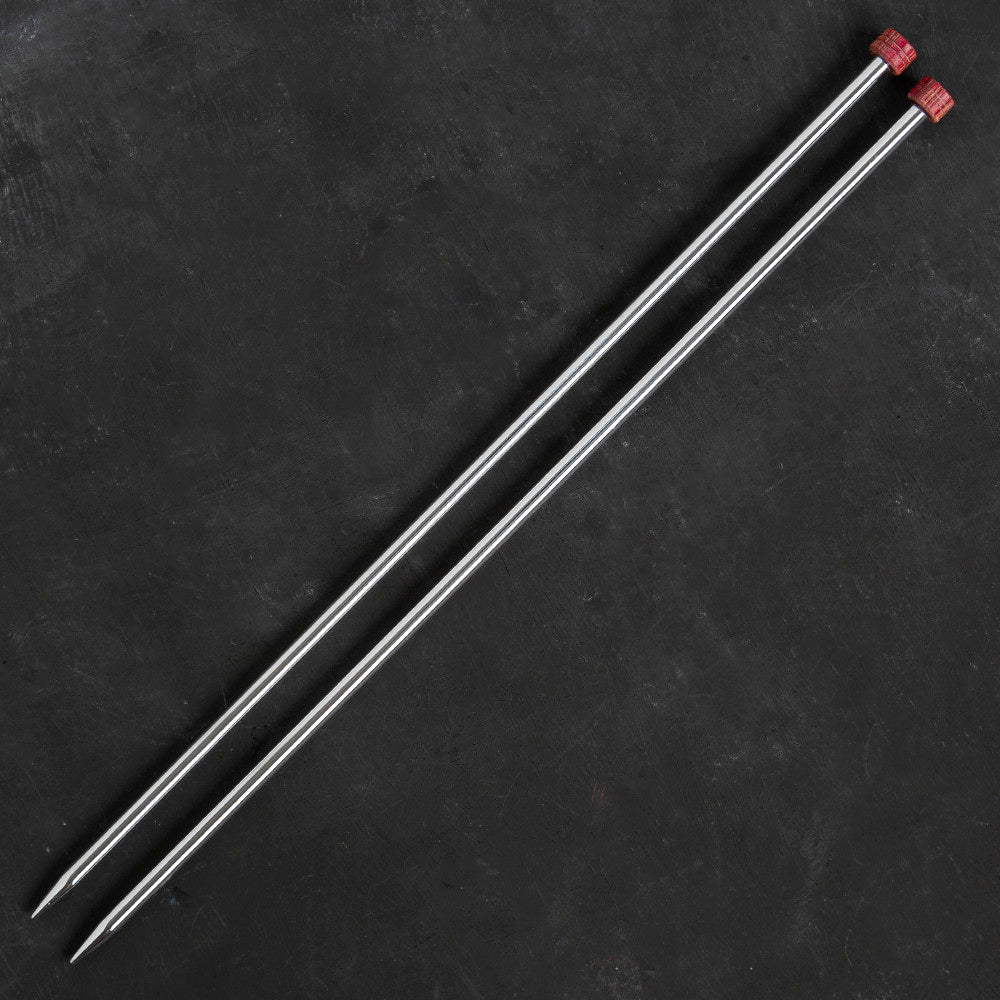 KnitPro Nova Metal 6 mm 35 cm Single Pointed Needles - 10221