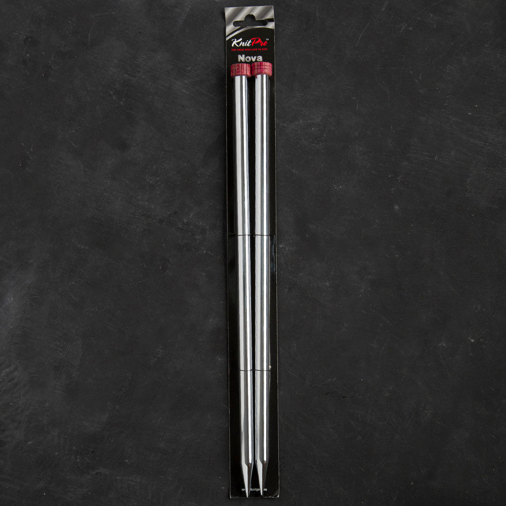 KnitPro Nova Metal 12 mm 35 cm Single Pointed Needles - 10227