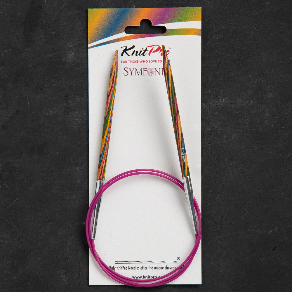 KnitPro Symfonie 5.5 mm 80 cm Wooden Circular Needles - 21340
