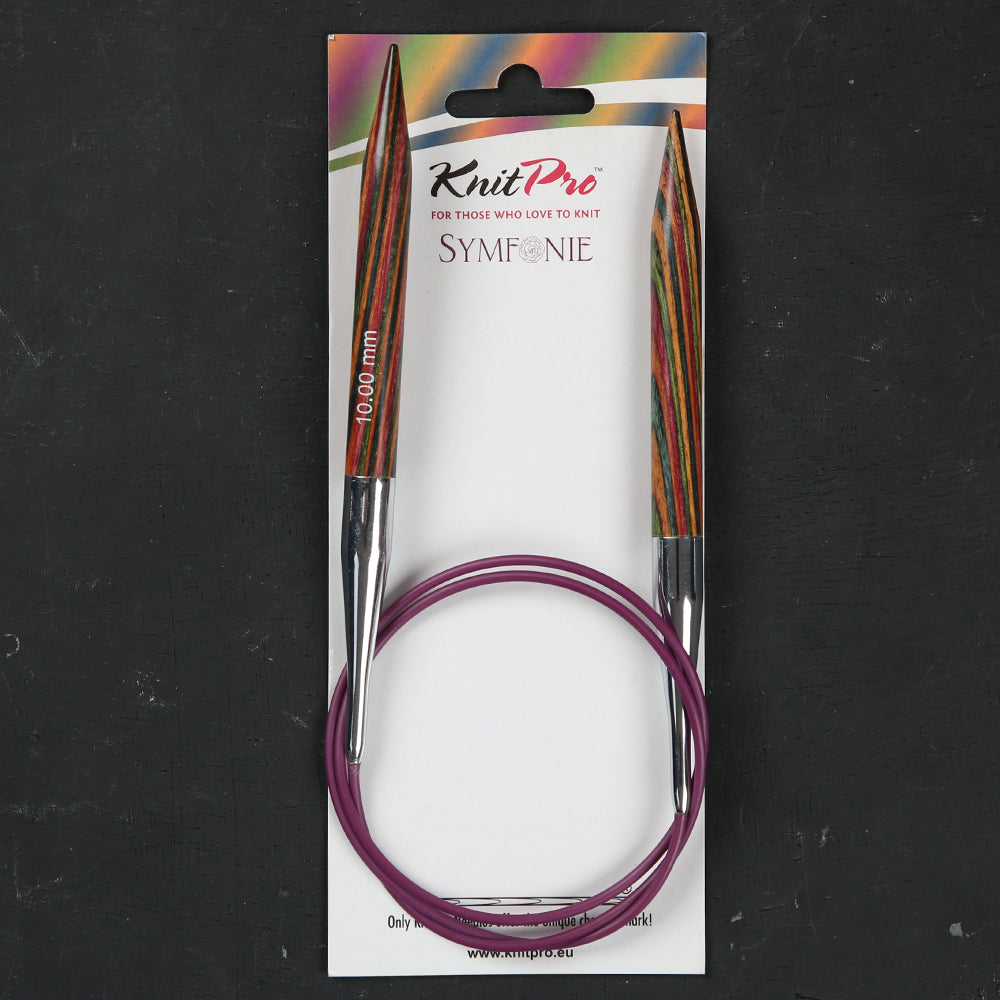 Knitpro Symfonie 10mm 80 cm Fixed Circular Needle - 21346