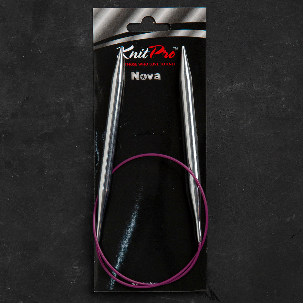 KnitPro Nova Metal 8 Mm 60 Cm Fixed Circular Needle - 11329