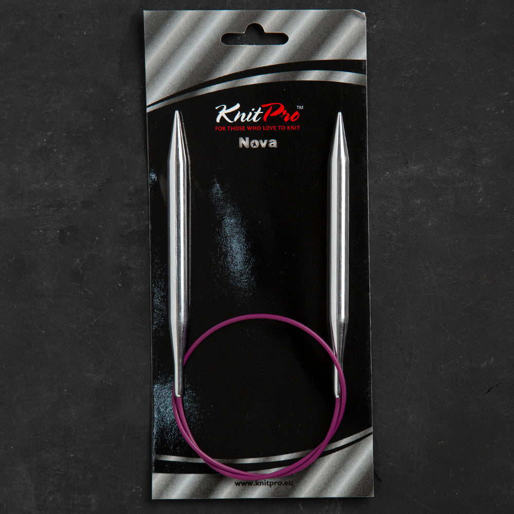 KnitPro Nova Metal 9 Mm 60 Cm Fixed Circular Needle - 11330