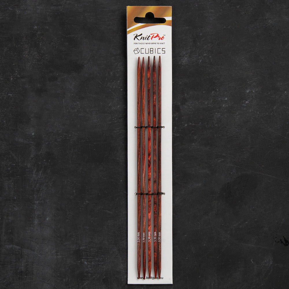 KnitPro Symfonie Cubics 3.5mm 20cm Cubic Double Pointed Needles - 25112
