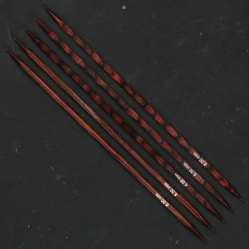 KnitPro Symfonie Cubics 6mm 20cm Cubic Double Pointed Needle - 25117