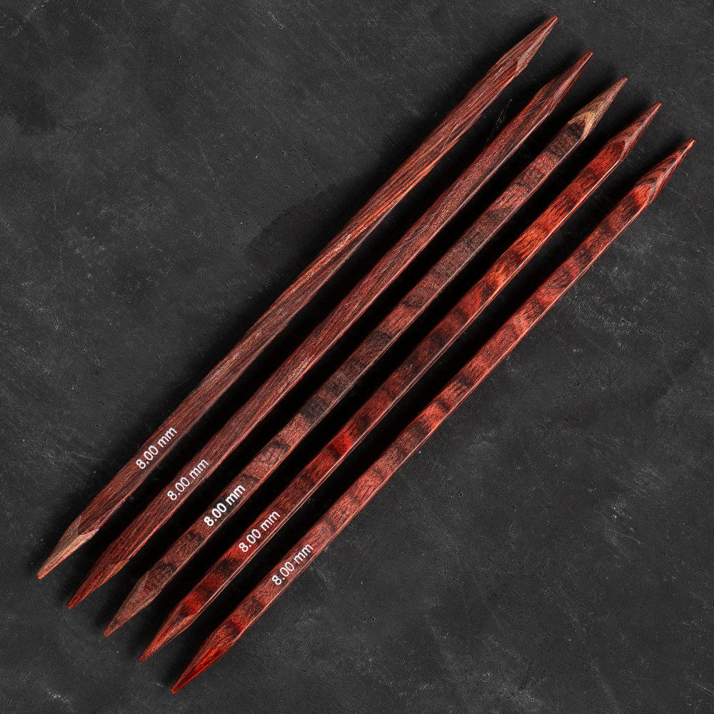 KnitPro Symfonie Cubics 8mm 20cm Cubic Double Pointed Needle - 25119