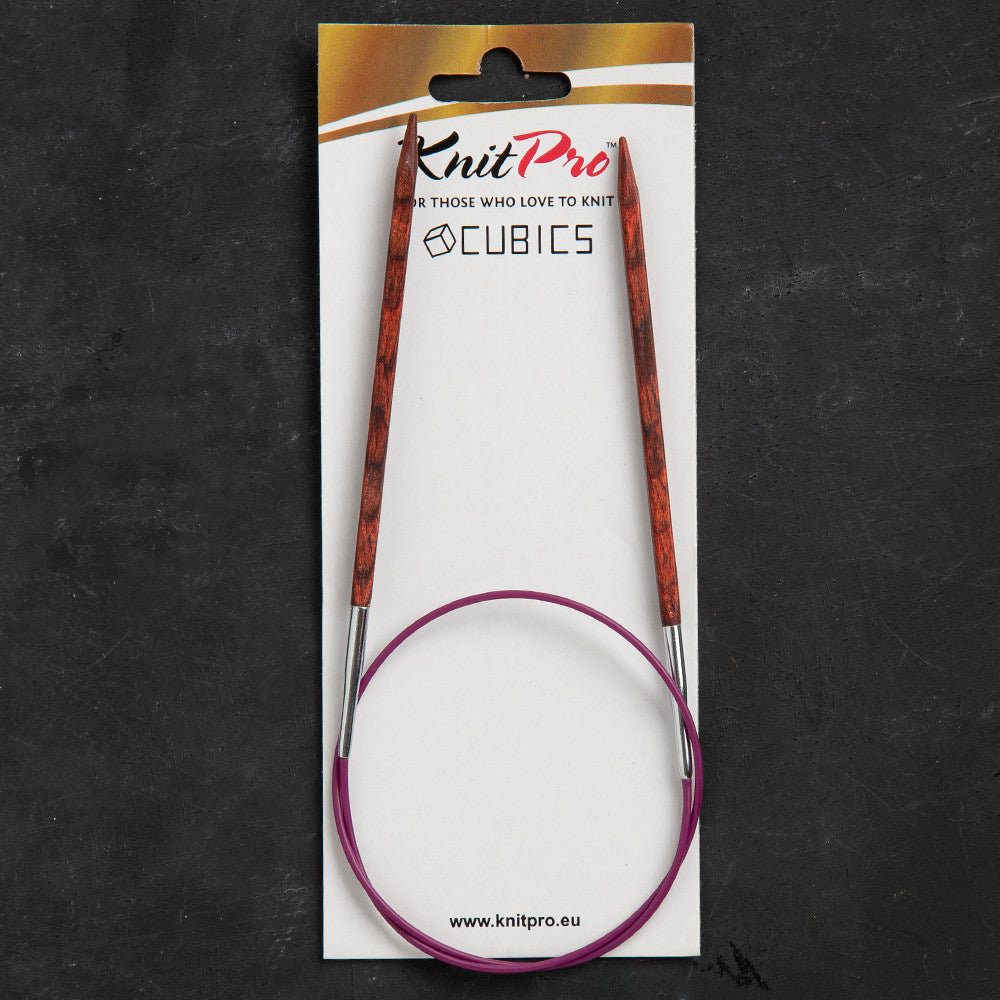 KnitPro Symfonie Cubics 5mm 60cm Cubic Circular Needle - 25326