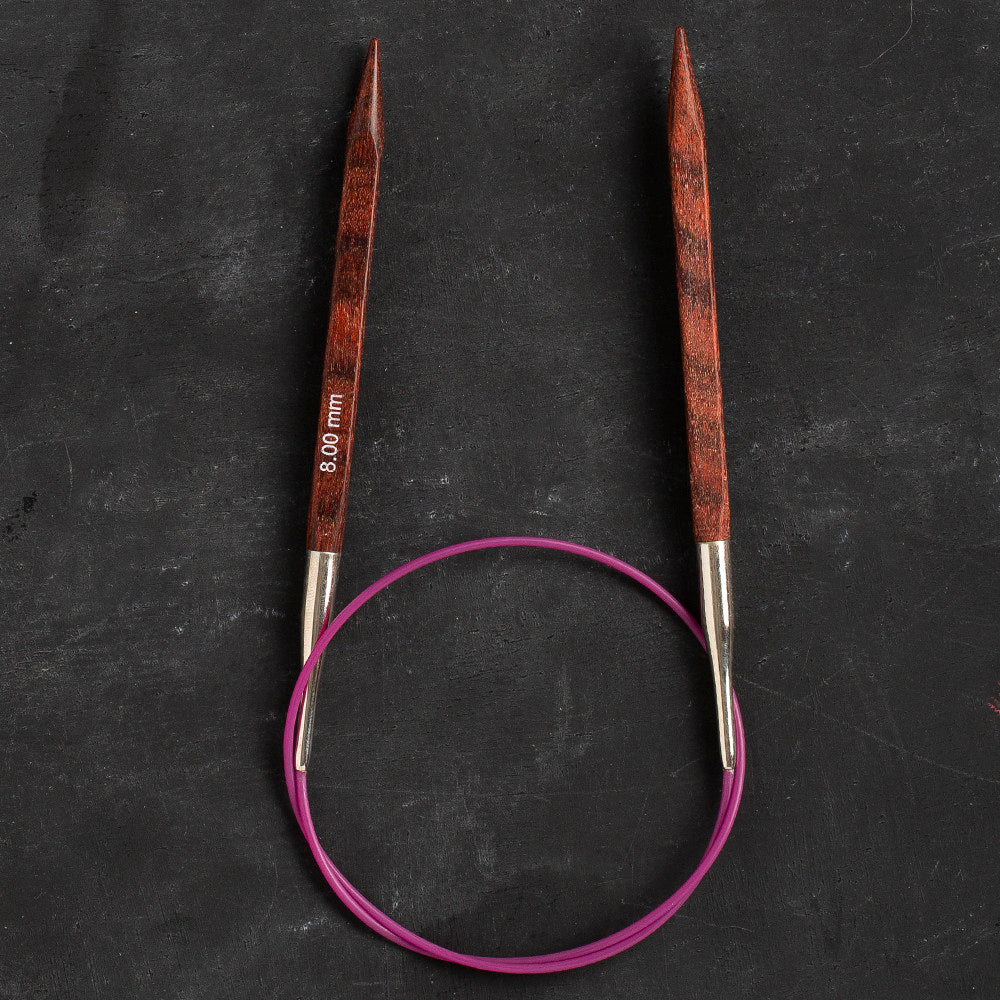 KnitPro Symfonie Cubics 8mm 60cm Cubic Circular Needle - 25330