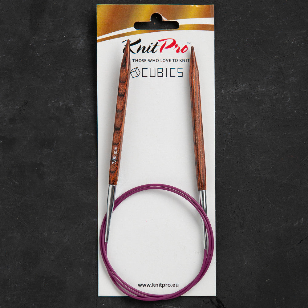 KnitPro Symfonie Cubics 7mm 80cm Cubic Circular Needle - 25339