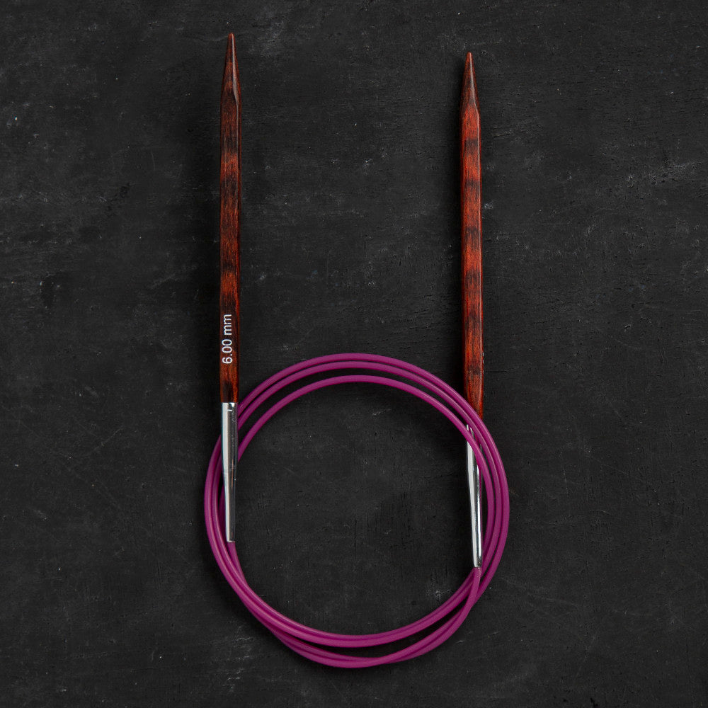 KnitPro Symfonie Cubics 6mm 100cm Cubic Circular Needle - 25348