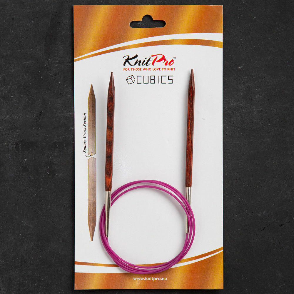 KnitPro Symfonie Cubics 6.5mm 100cm Cubic Circular Needle - 25349