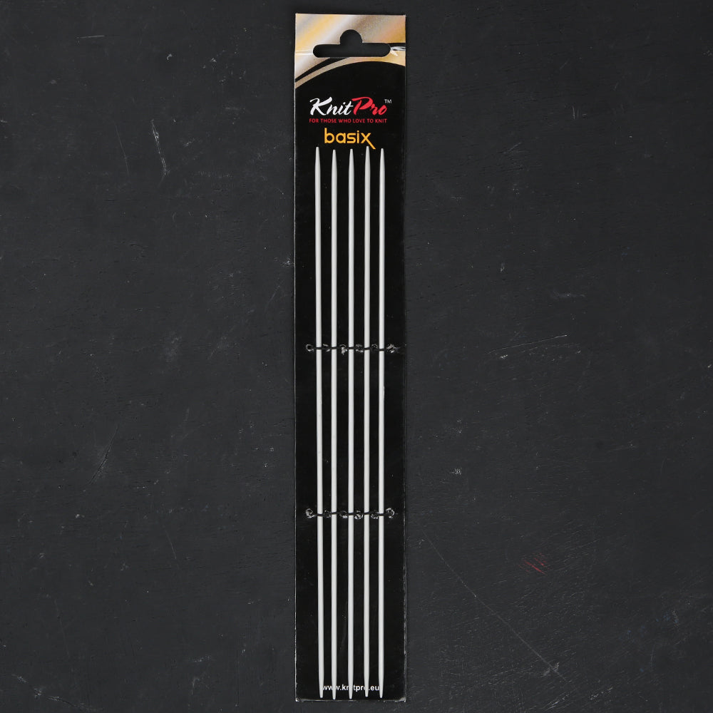 KnitPro Basix Aluminium 2 mm 20 cm Double Pointed Needles - 45111