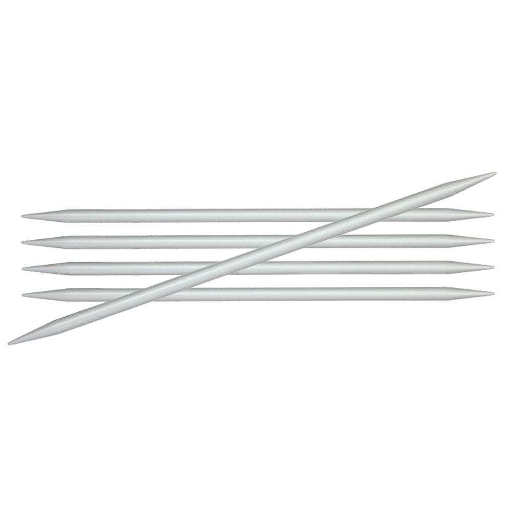 KnitPro Basix Aluminium 4.5 mm 20 cm Double Pointed Needles - 45116