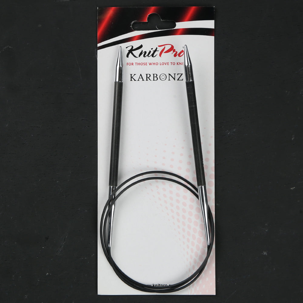 KnitPro Karbonz 5.5mm 80cm Circular Knitting Needles - 41191