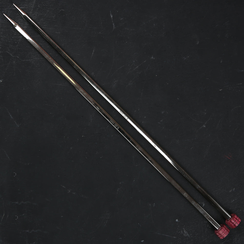 KnitPro Nova Cubics 8mm 35cm Single Pointed Needles - 12304