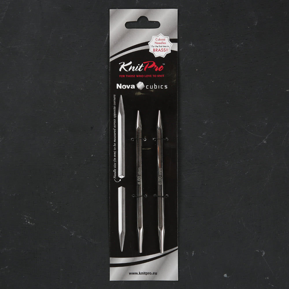 KnitPro Nova Cubics 6mm Interchangable Circular Needle Tips - 12325