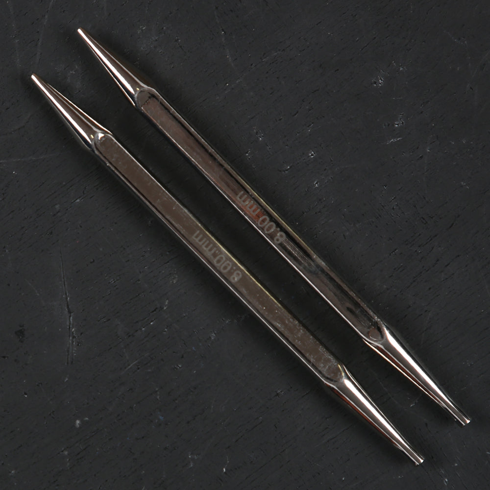 KnitPro Nova Cubics 8mm Interchangable Circular Needle Tips - 12328