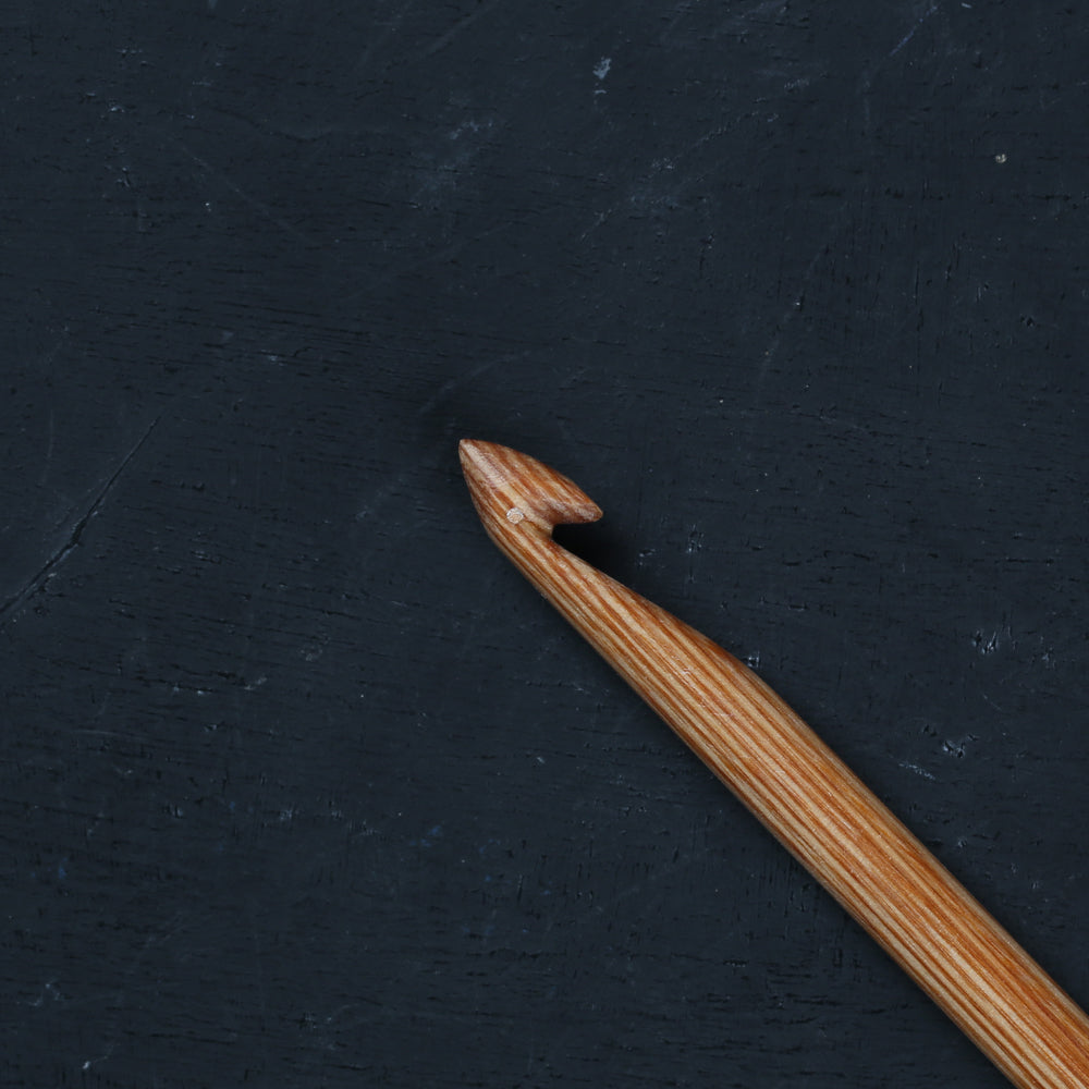 KnitPro Symfonie Natural Wood 9mm Knooking Hook - 23513