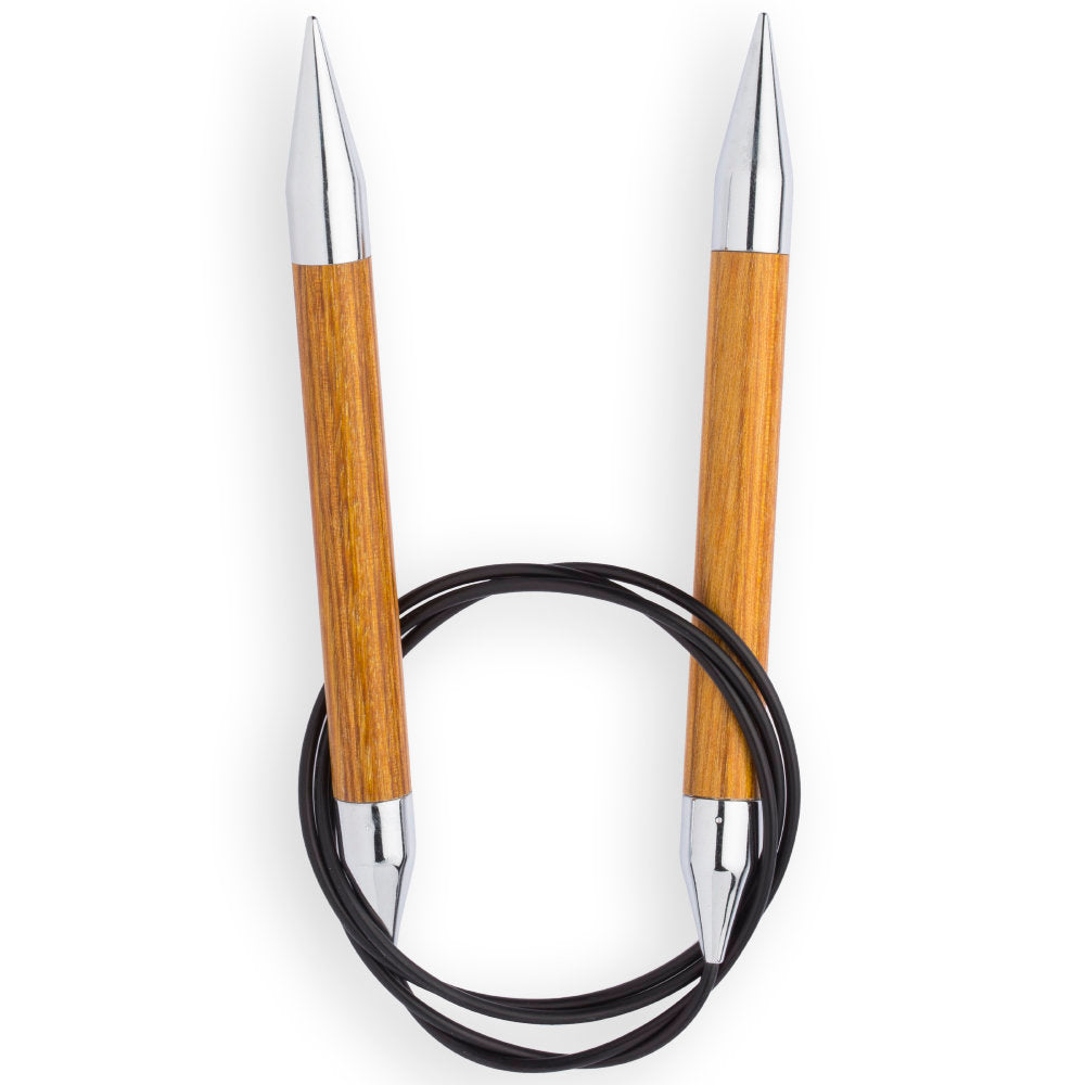 KnitPro Royale 12.00 mm 100 cm Fixed Circular Needle, Yellow Topaz - 29125