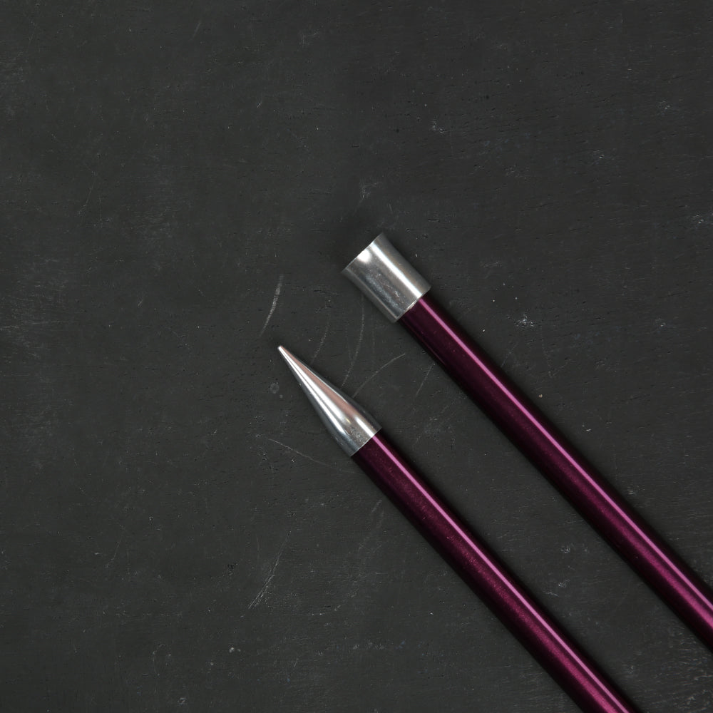 KnitPro Zing 12 mm 35 cm Metal Knitting Needles, - 47309