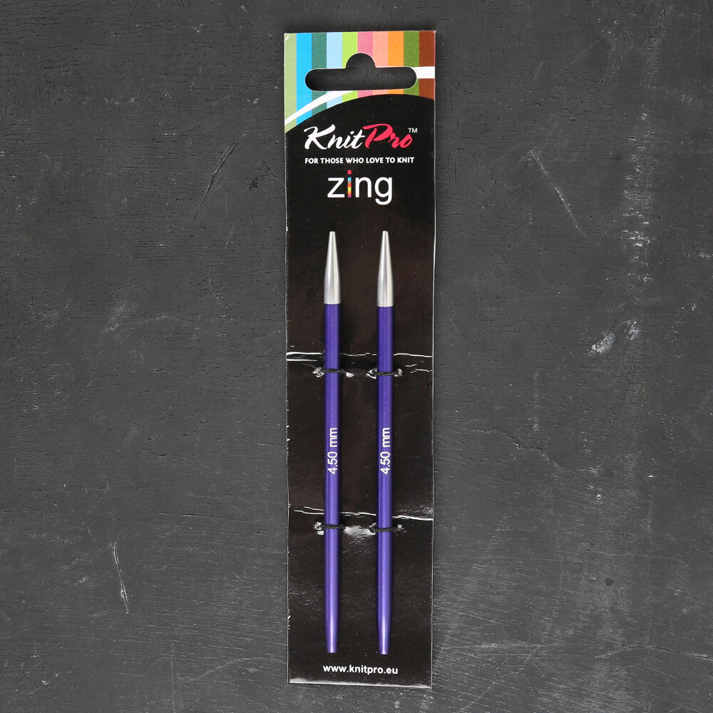 Knitpro Zing 4.50 mm İnterchangeable Needle Purple - 47504