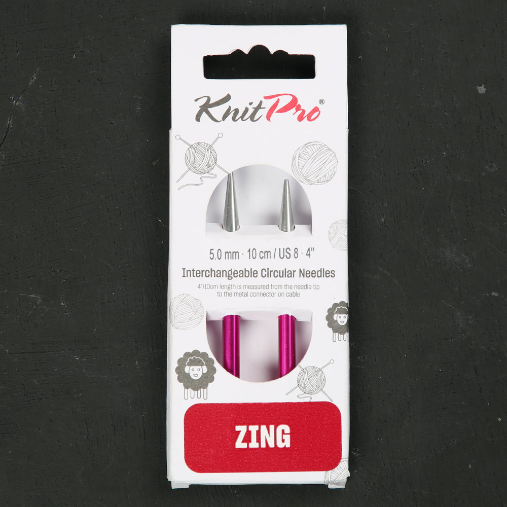 Knitpro Zing 5.0 mm Interchangeable Circular Needle Pink - 47525