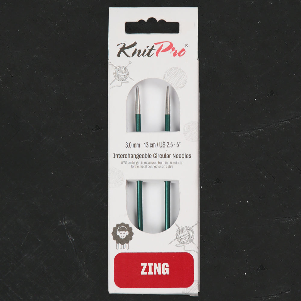 Knitpro Zing 3 mm İnterchangeable Needle Green- 47511