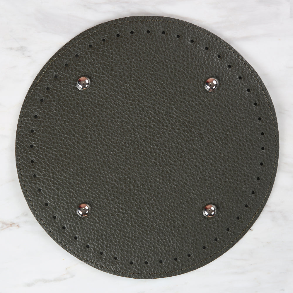 Knitme Bag Base Round 22 cm Khaki BA-0064