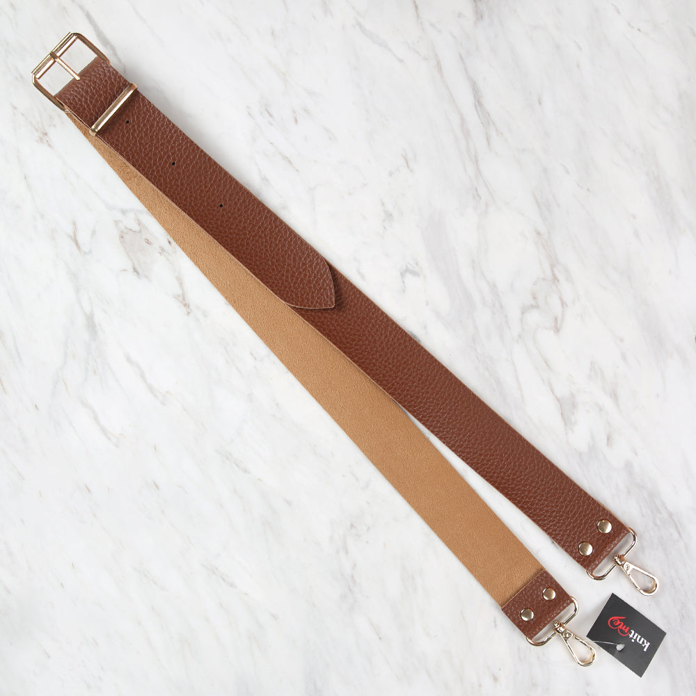 Knitme Belt Buckle Bag Hanger 125x4 cm Brown BA-0005