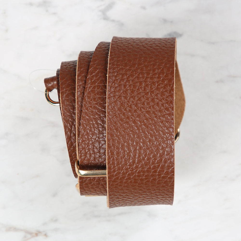 Knitme Belt Buckle Bag Hanger 125x4 cm Brown BA-0005