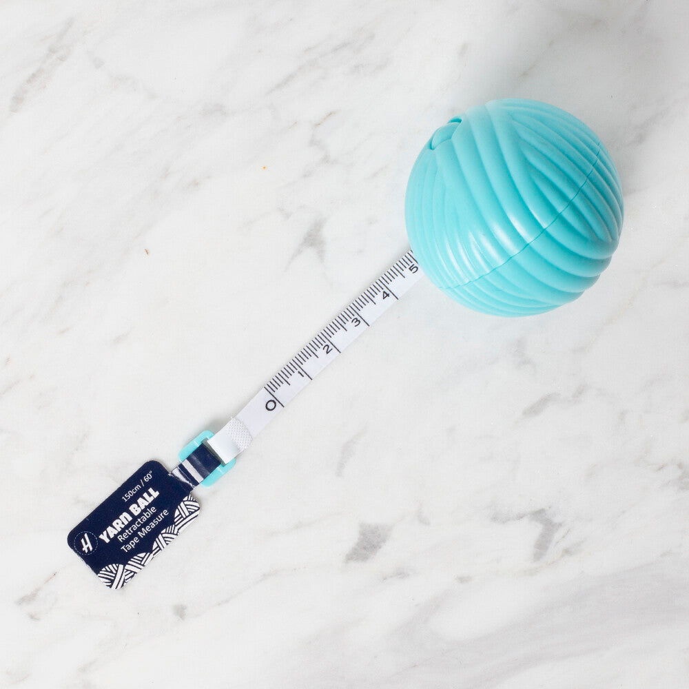 Hemline Yarn Ball Retractable Tape Measure - 253.YB.DB