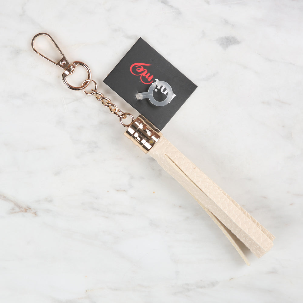 Knitme Bag Tassel Cream BA-0009